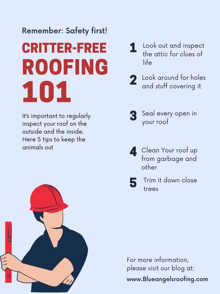 tips to keep the animals from the roof