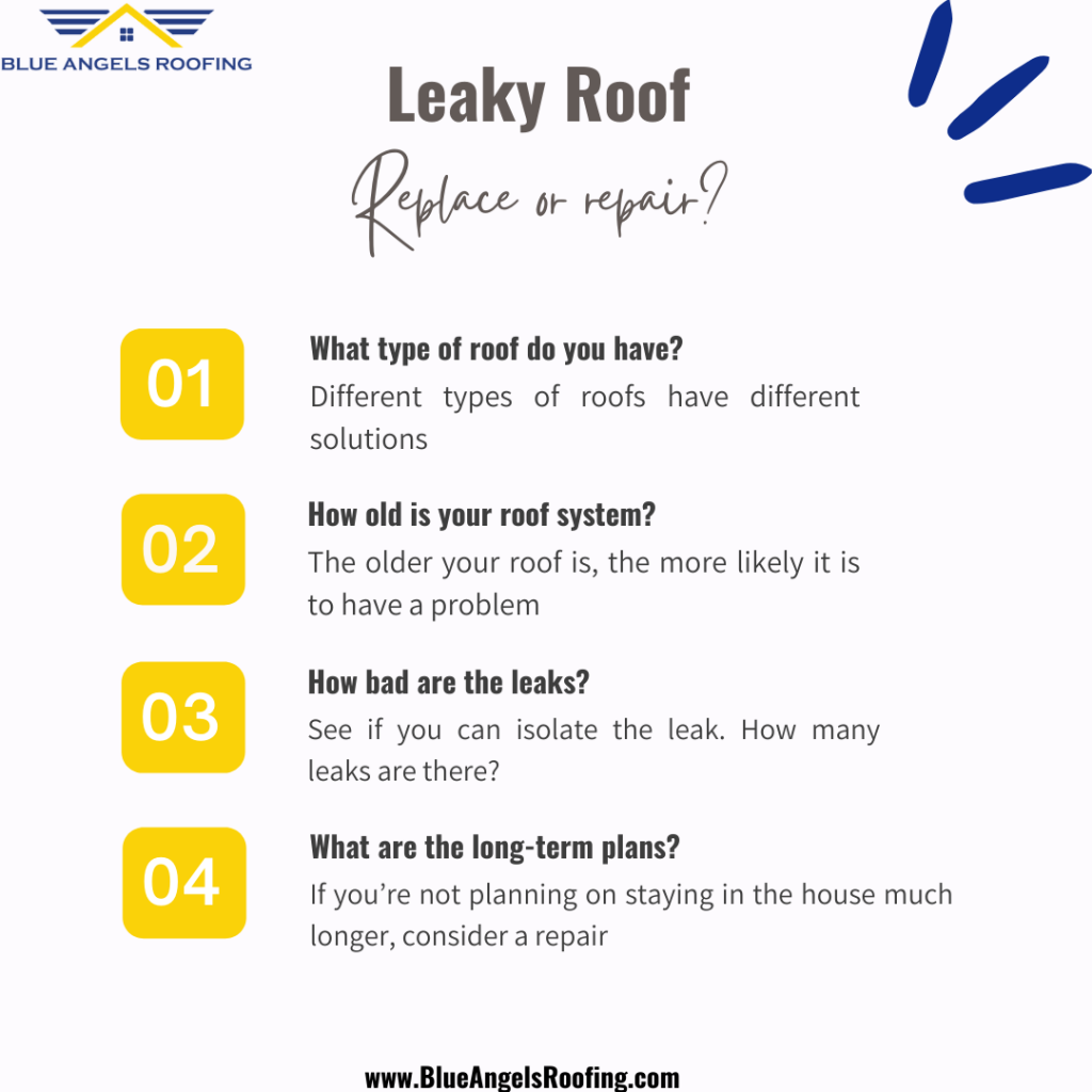leaky roof what to do