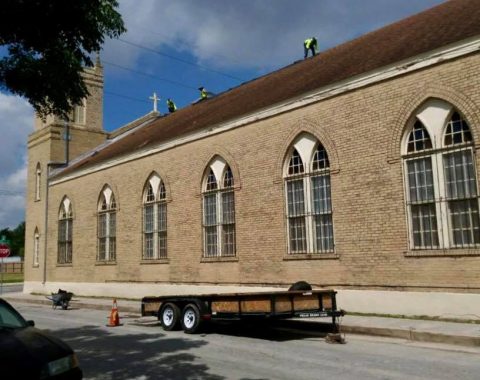 REPLACING THIS BEAUTIFUL CHURCH ROOF